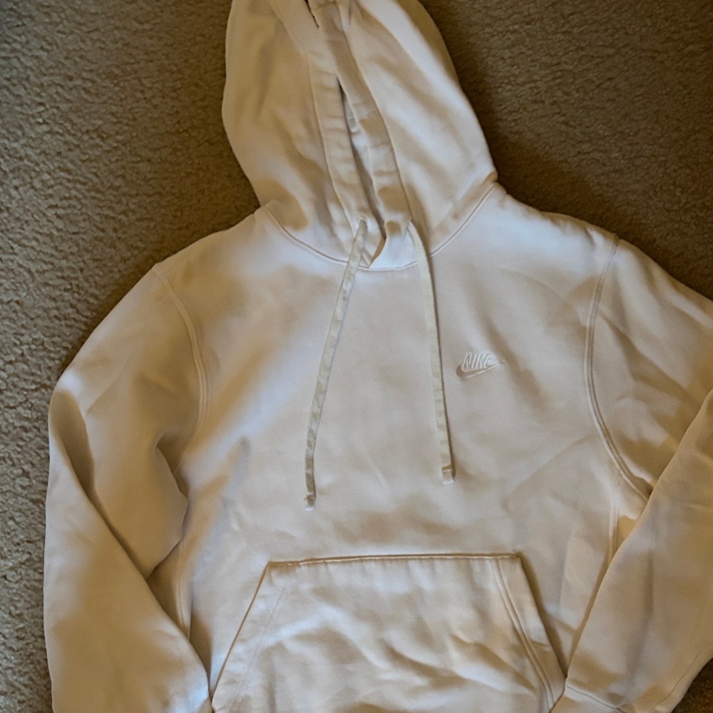 Men’s Nike hoodie small , white